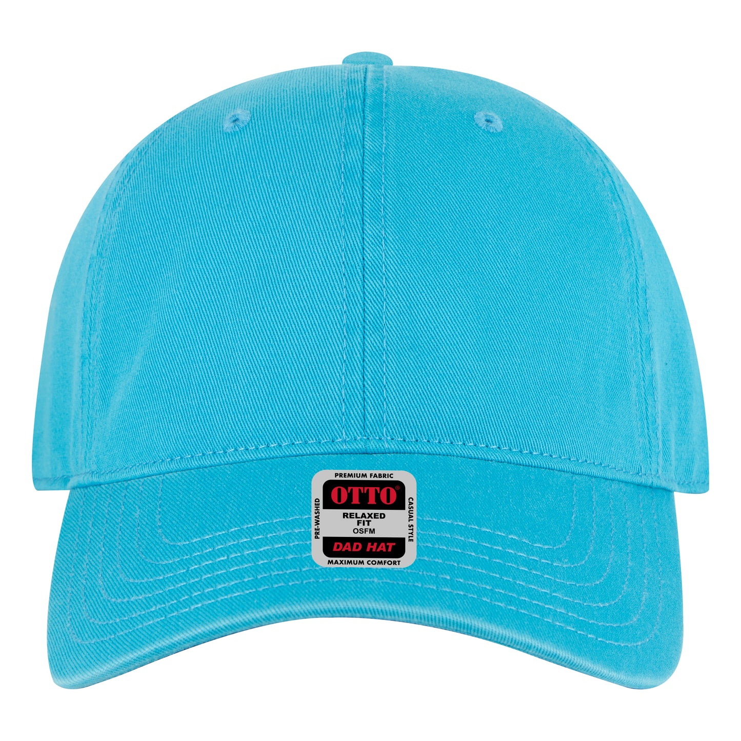 OTTO CAP 6 PANEL LOW PROFILE DAD HAT - Aqua