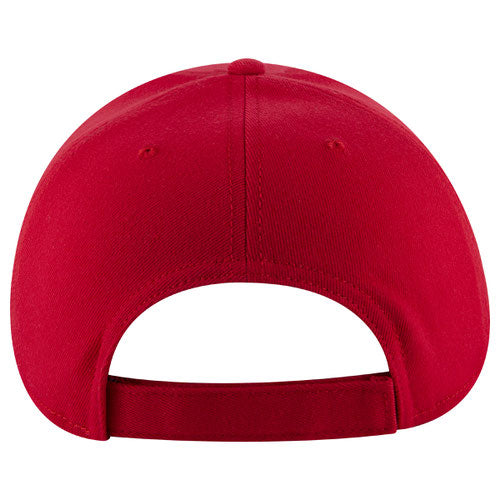 OTTO CAP - 6 Panel Low Profile Style Baseball Cap - Red/Red/Red