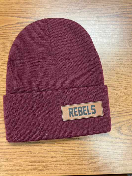 Rebels Maroon Beanie