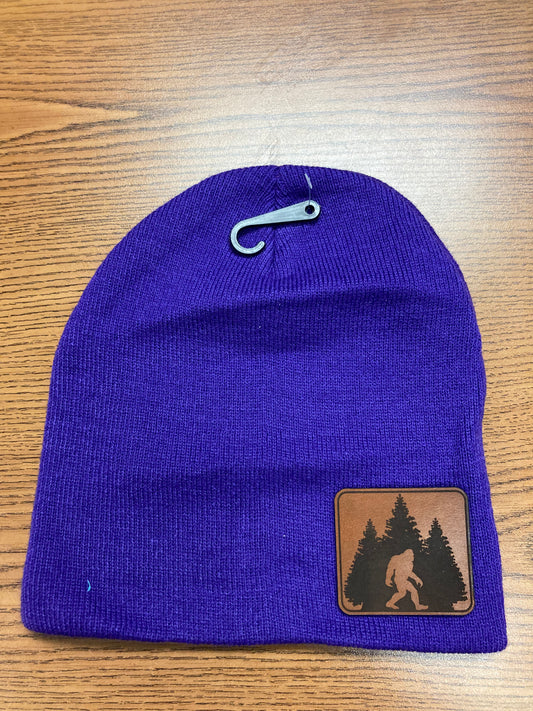 Bigfoot Purple Beanie