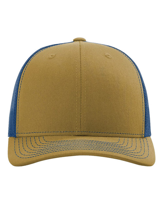 Richardson - Snapback Trucker Cap - 112--Biscuit/True Blue