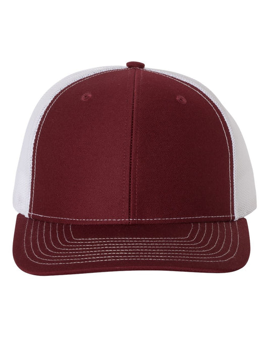 Richardson - Snapback Trucker Cap - 112 - Cardinal/Wht