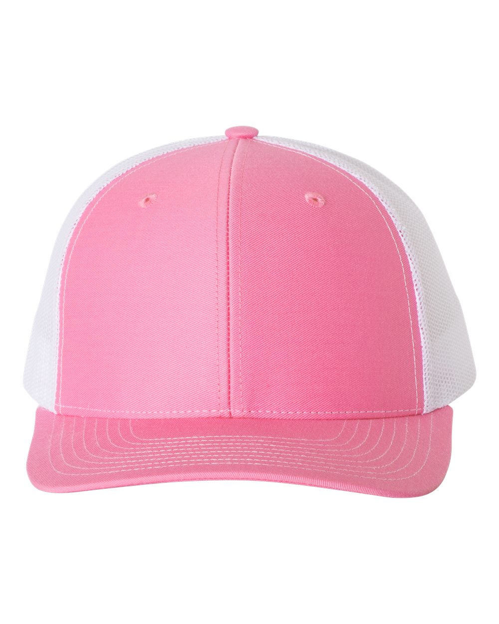 Richardson - Snapback Trucker Cap - 112--Hot Pink/ White