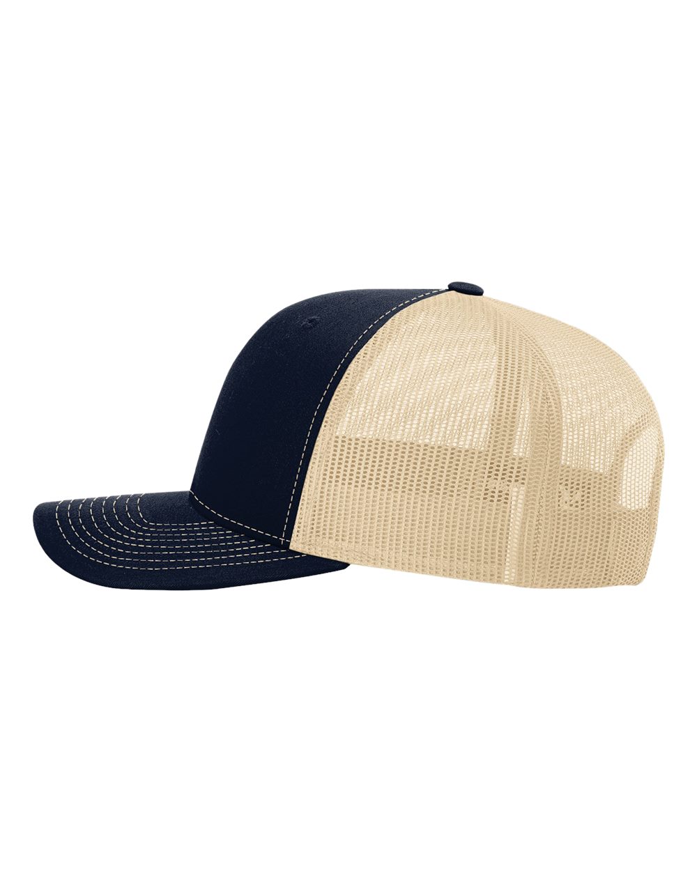 Richardson - Snapback Trucker Cap - 112 Navy/Khaki