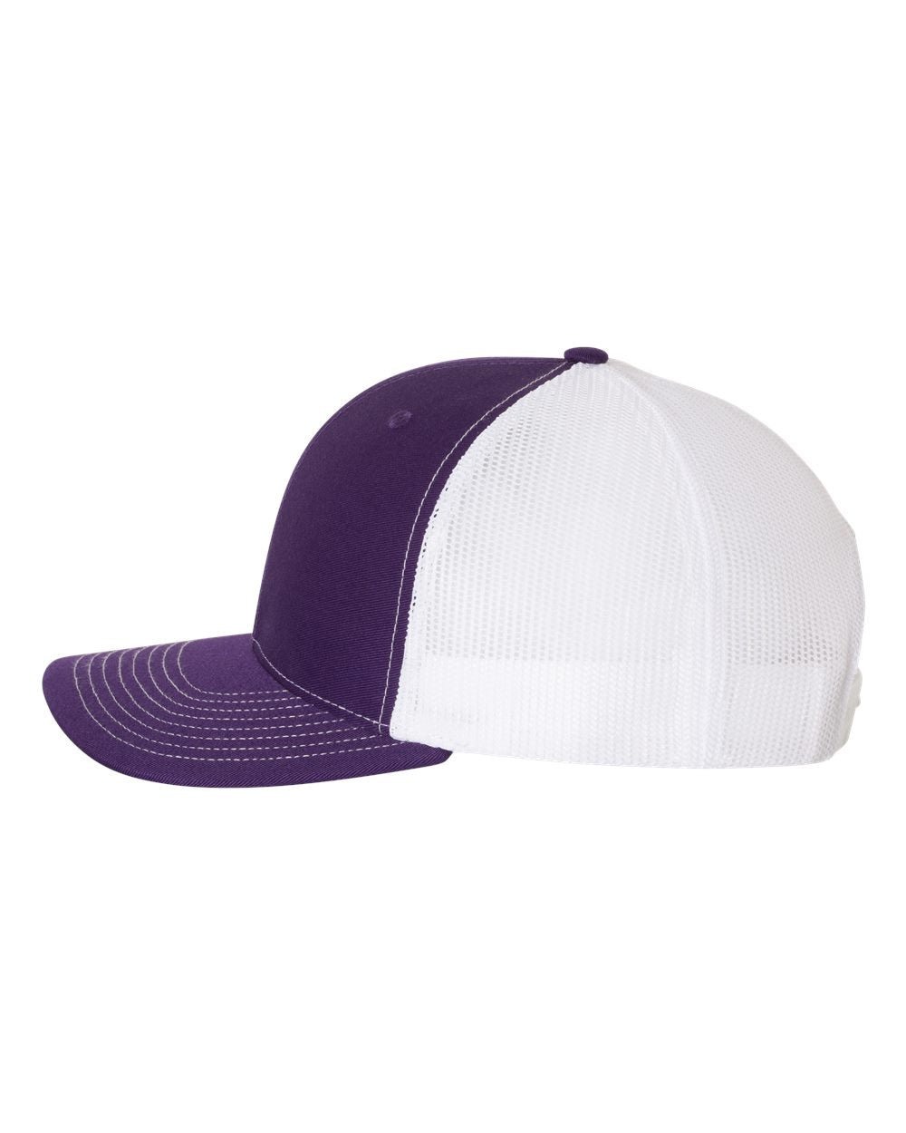 Richardson - Snapback Trucker Cap - 112 - Purple/Wht