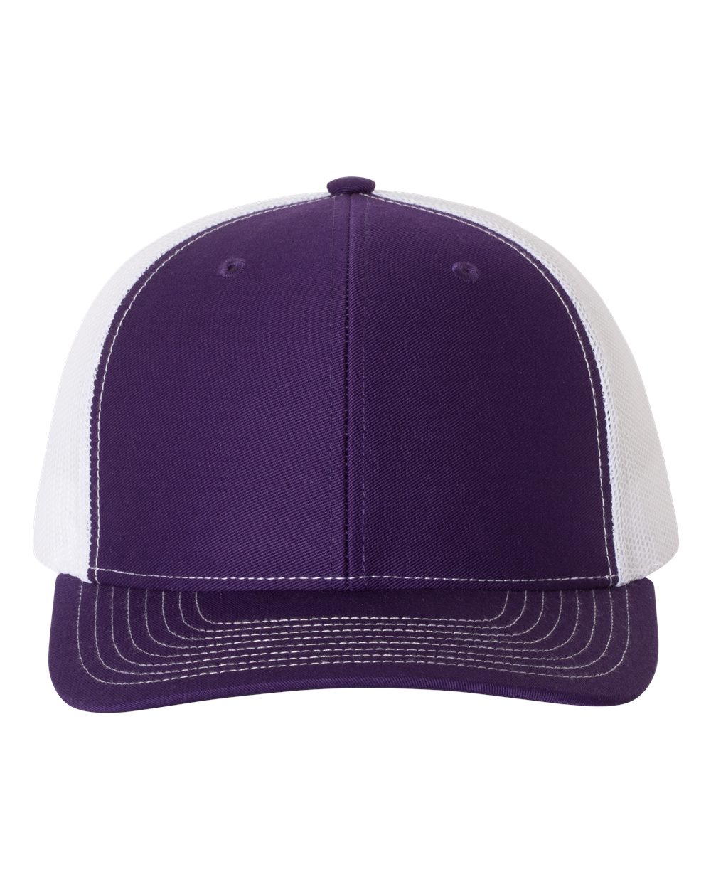 Richardson - Snapback Trucker Cap - 112 - Purple/Wht