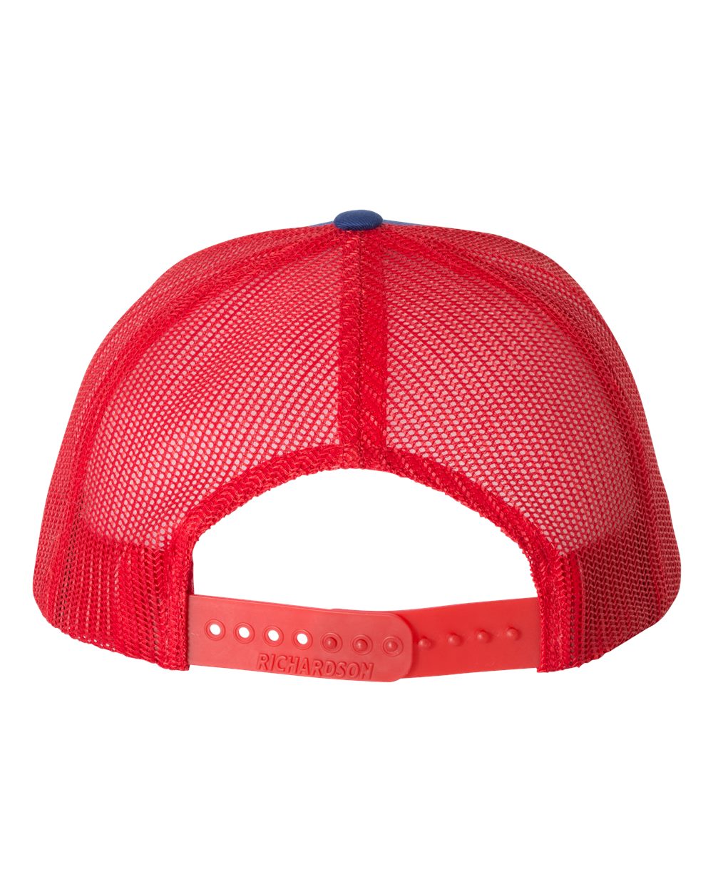 Richardson - Snapback Trucker Cap - 112--Royal/ Red