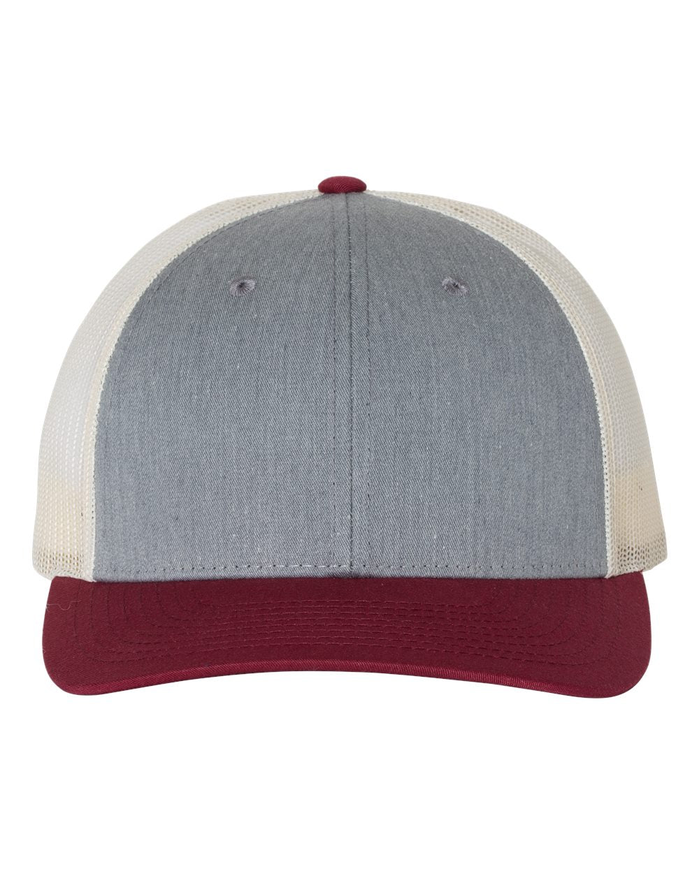 Richardson - Low Pro Trucker Cap - 115 - Grey-Birch-Cardinal