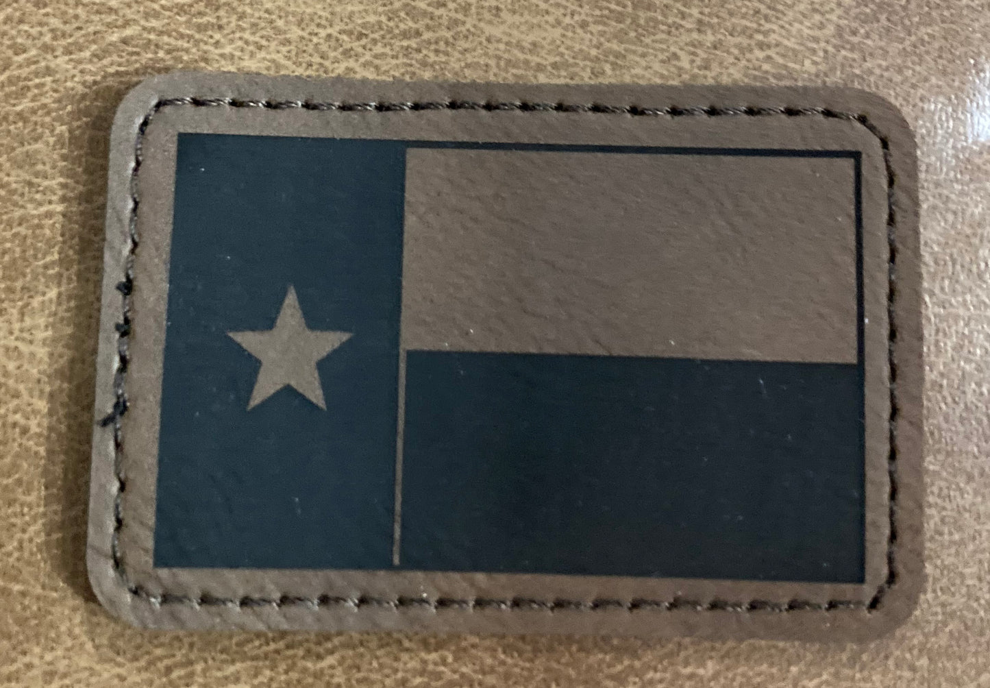 Texas Flag Leather Patch